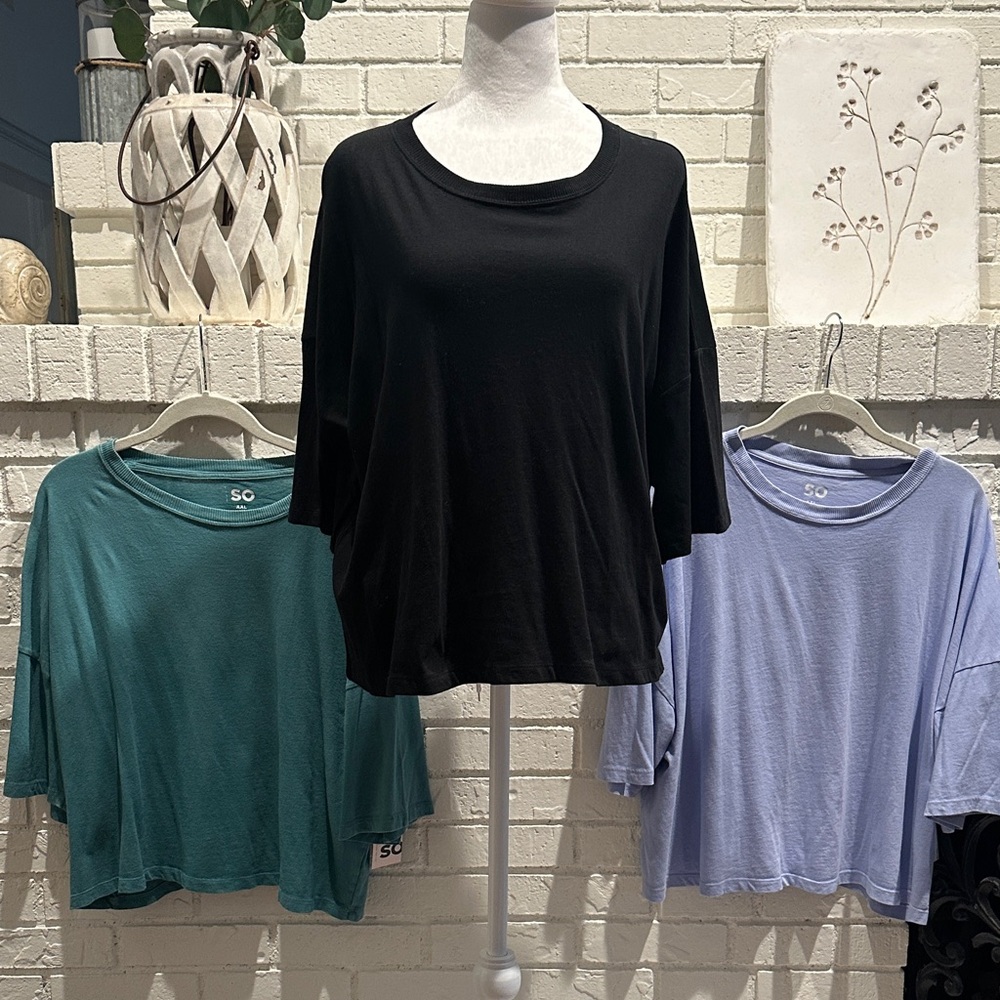 Set of 3 SO Oversized Short Sleeve Tees